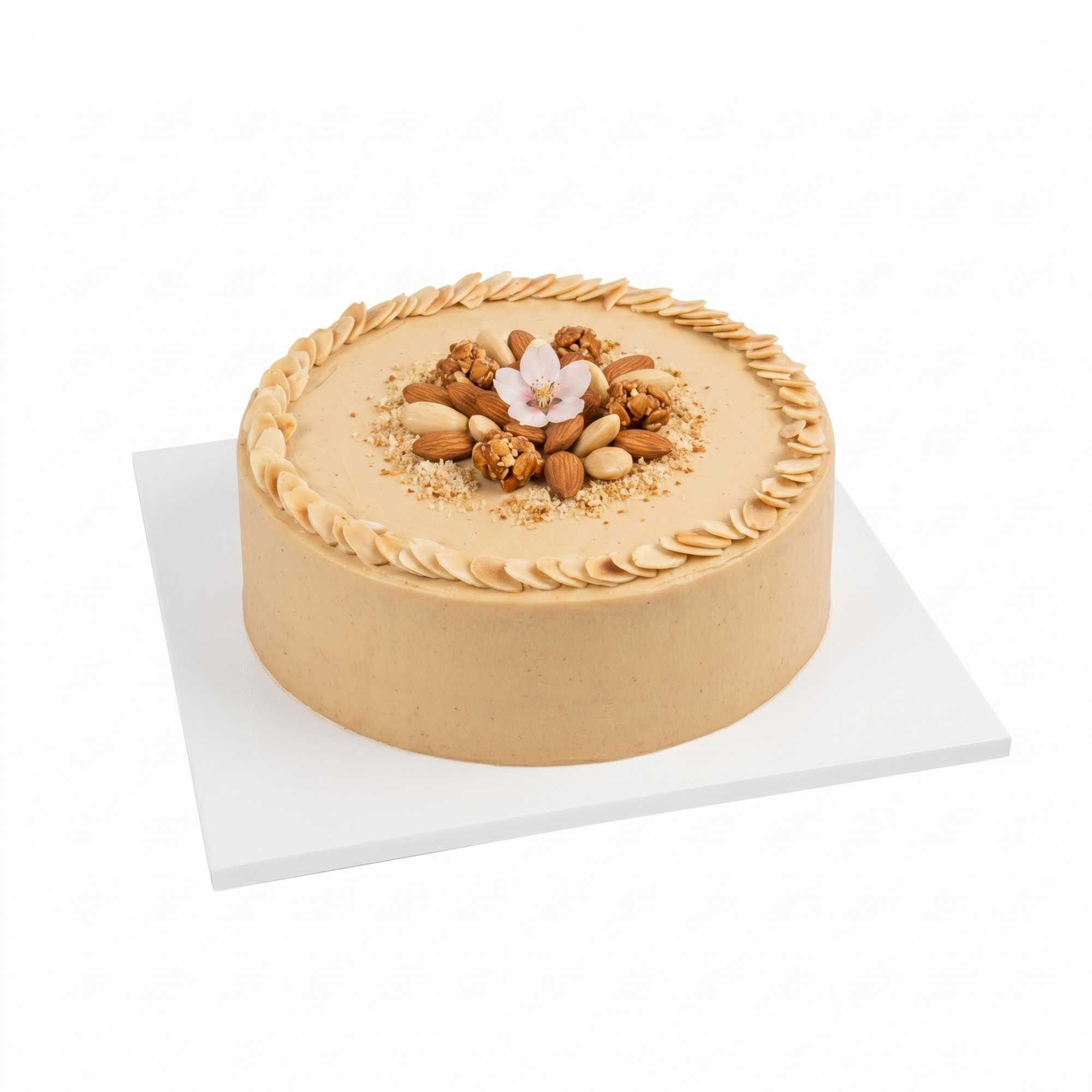 Pastry Tek Square White Cardboard Cake Drum Board - Covered Edge - 12" x 12" x 1/2" - 1 count box