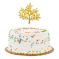 Top Cake Gold Paper Money Tree Cake Topper - Glitter - 7" x 4 1/2" - 100 count box