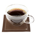 Luxenap Square Brown Cotton Cocktail Napkin - Organic, Disposable - 4 1/2" x 4 1/2" - 50 count box