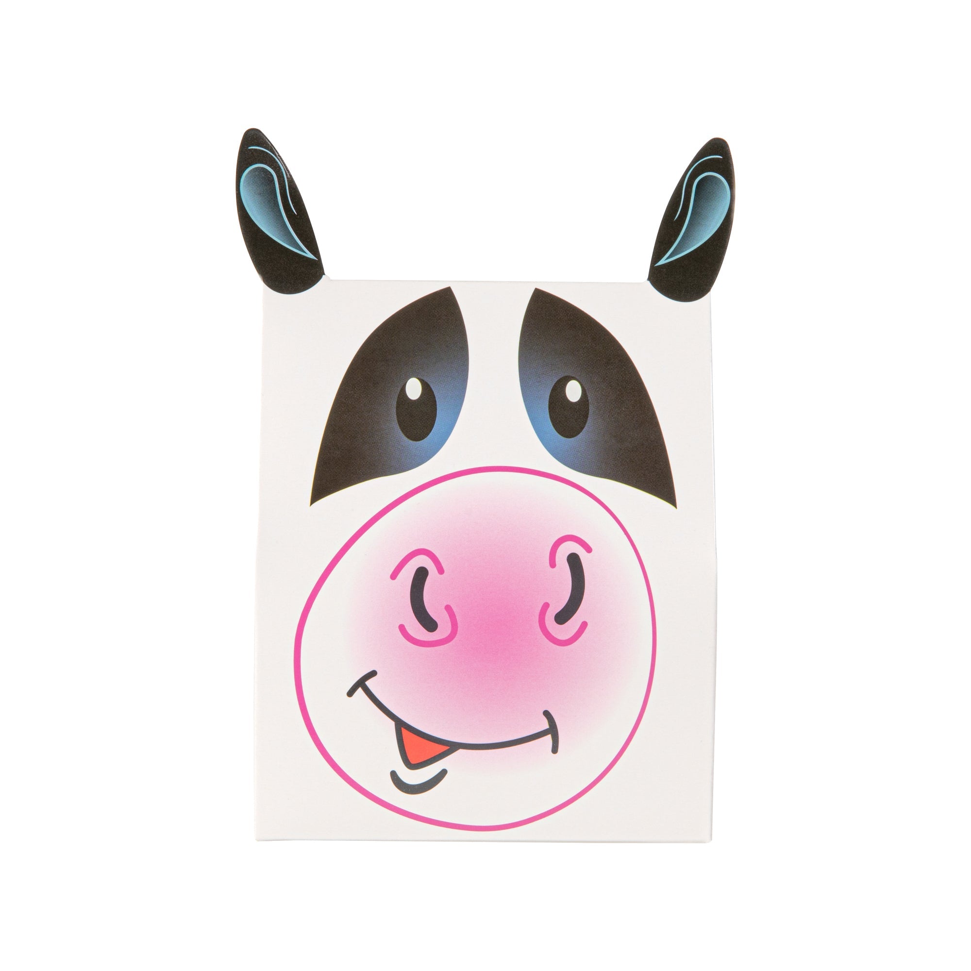 Pastry Tek Paper Happy Cow Candy and Gift Box - 4" x 2" x 5" - 100 count box