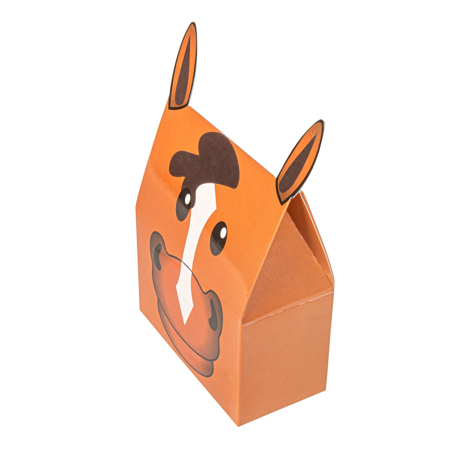 Pastry Tek Paper Happy Pony Candy and Gift Box - 4" x 2" x 5" - 100 count box