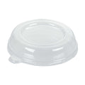 Pulp Tek Round Clear Plastic Dome Lid - Fits 8 oz Bagasse Salad Bowl - 100 count box