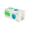 Clean Tek Professional Blue Disposable Earloop Face Mask - 3-Layer Filtration - 7" x 3 3/4" - 50 count box