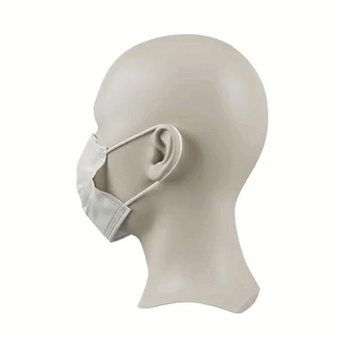 Clean Tek Professional White Disposable Earloop Face Mask - 3-Layer Filtration - 7" x 3 3/4" - 1000 count box