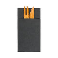 Luxenap Black Paper Napkin - Air Laid, Kangaroo - 15 3/4" x 15 3/4" - 40 count box