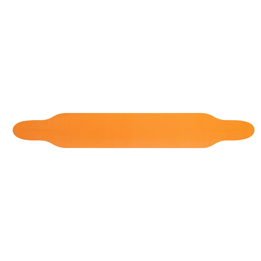 Sweet Vision Rectangle Clear Plastic Cupcake Box - with Handle, Orange Paper Wrap, Leaf Accent - 5" x 3 1/4" x 4" - 100 count box