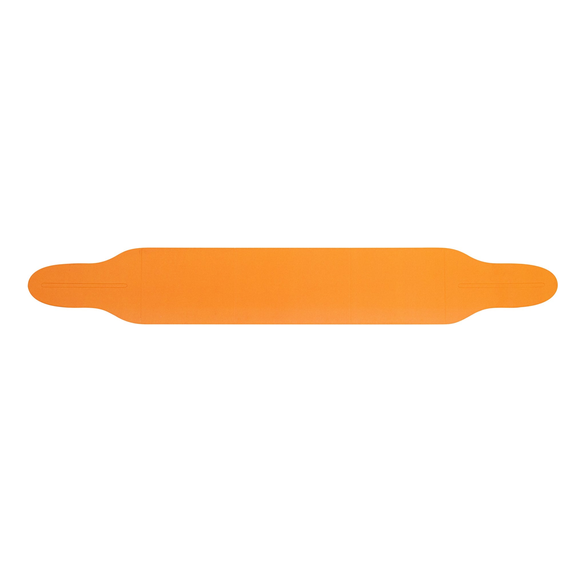 Sweet Vision Rectangle Clear Plastic Cupcake Box - with Handle, Orange Paper Wrap, Leaf Accent - 5" x 3 1/4" x 4" - 100 count box