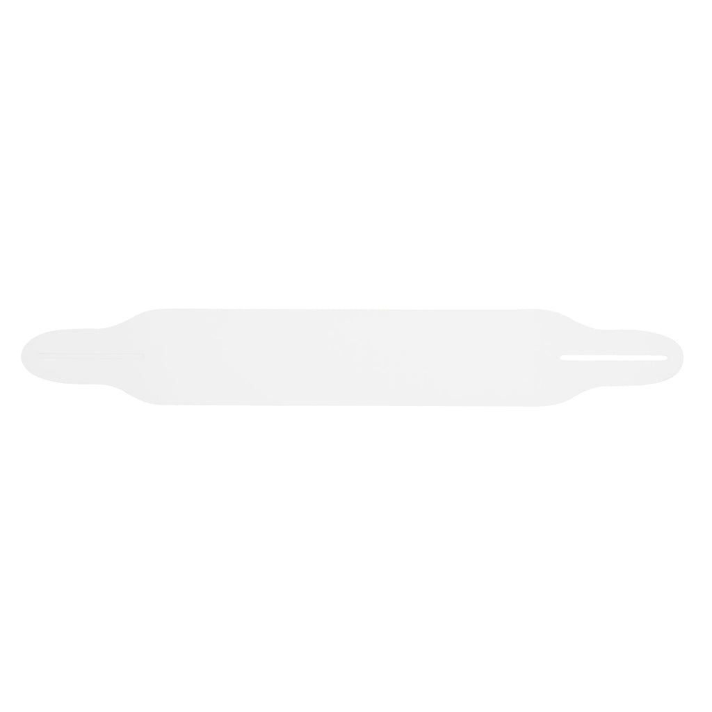Sweet Vision Rectangle Clear Plastic Cupcake Box - with Handle, White Paper Wrap, Lotus Accent - 5" x 3 1/4" x 4" - 100 count box