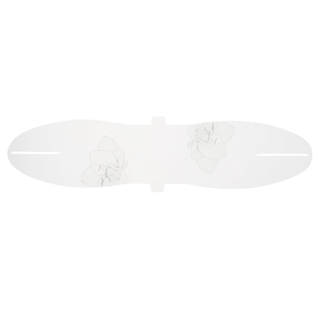 Sweet Vision Square Clear Plastic Cupcake Box - with Handle, White Paper Wrap, Lotus Accent - 4" x 4" x 4 1/4" - 100 count box