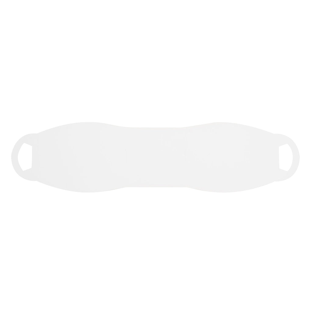 Sweet Vision Square Clear Plastic Cupcake Box - with Handle, White Paper Wrap, Lotus Accent - 4" x 4" x 4 1/4" - 100 count box