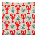 Luxenap Gray Paper Luncheon Napkin - Maine Lobster - 13" x 13" - 500 count box