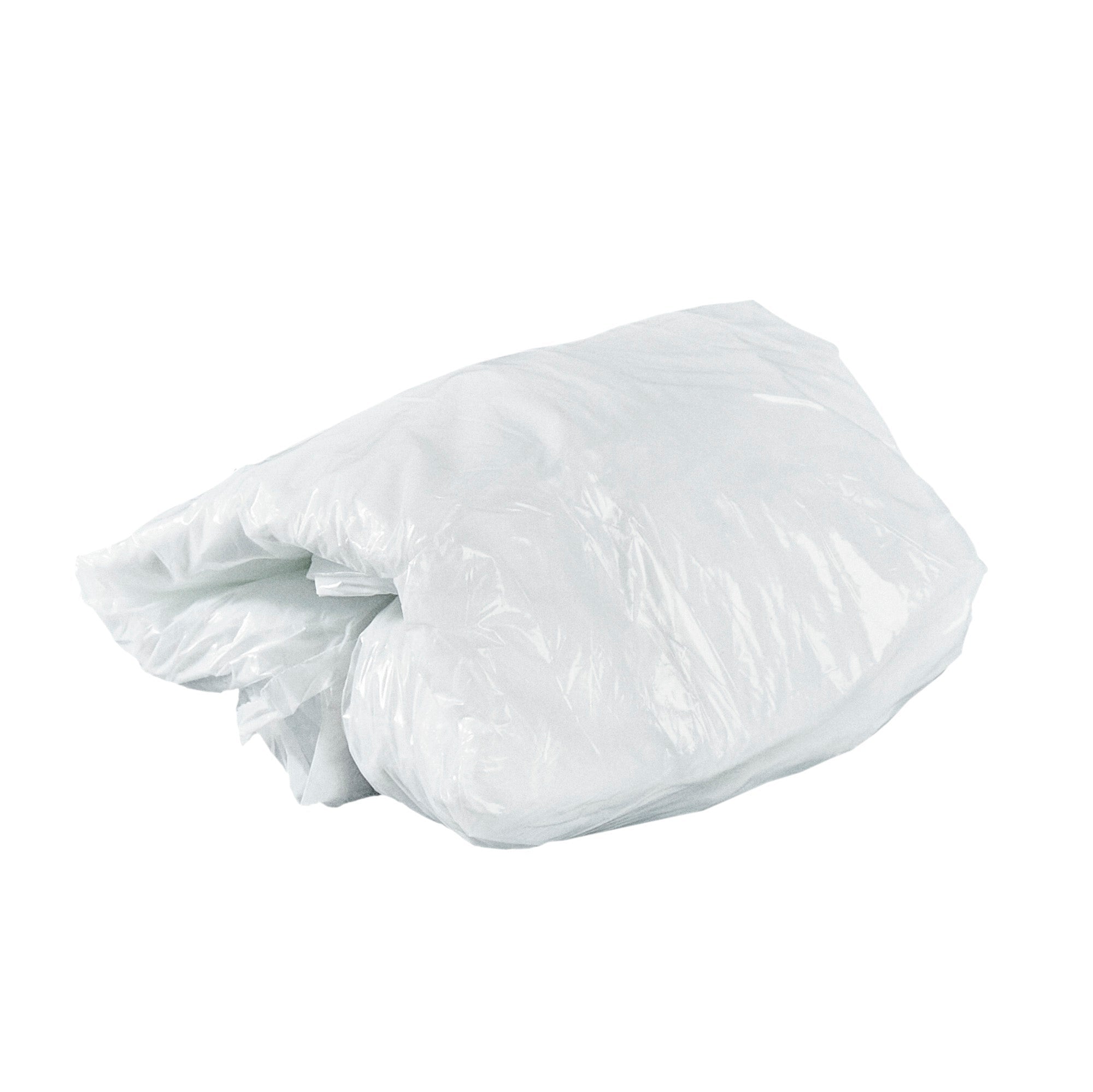 Clean Tek Professional White Plastic Disposable Arm Sleeve Cover - 16" - 1000 count box