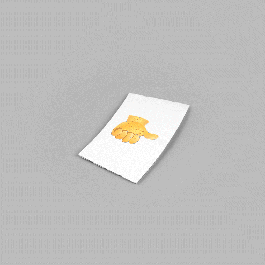 Restpresso White Paper Thumbs Up Emoji Coffee Cup Sleeve - Fits 12 / 16 / 20 oz Cups - 1000 count box