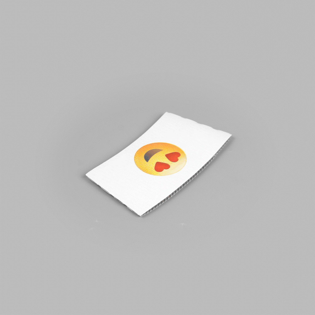 Restpresso White Paper Heart Eyes Emoji Coffee Cup Sleeve - Fits 12 / 16 / 20 oz Cups - 1000 count box