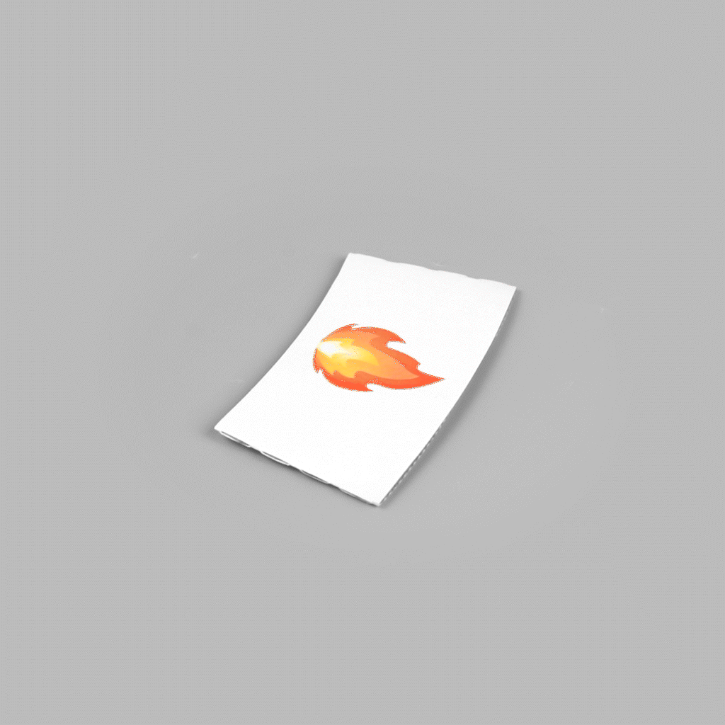 Restpresso White Paper Fire Emoji Coffee Cup Sleeve - Fits 12 / 16 / 20 oz Cups - 1000 count box