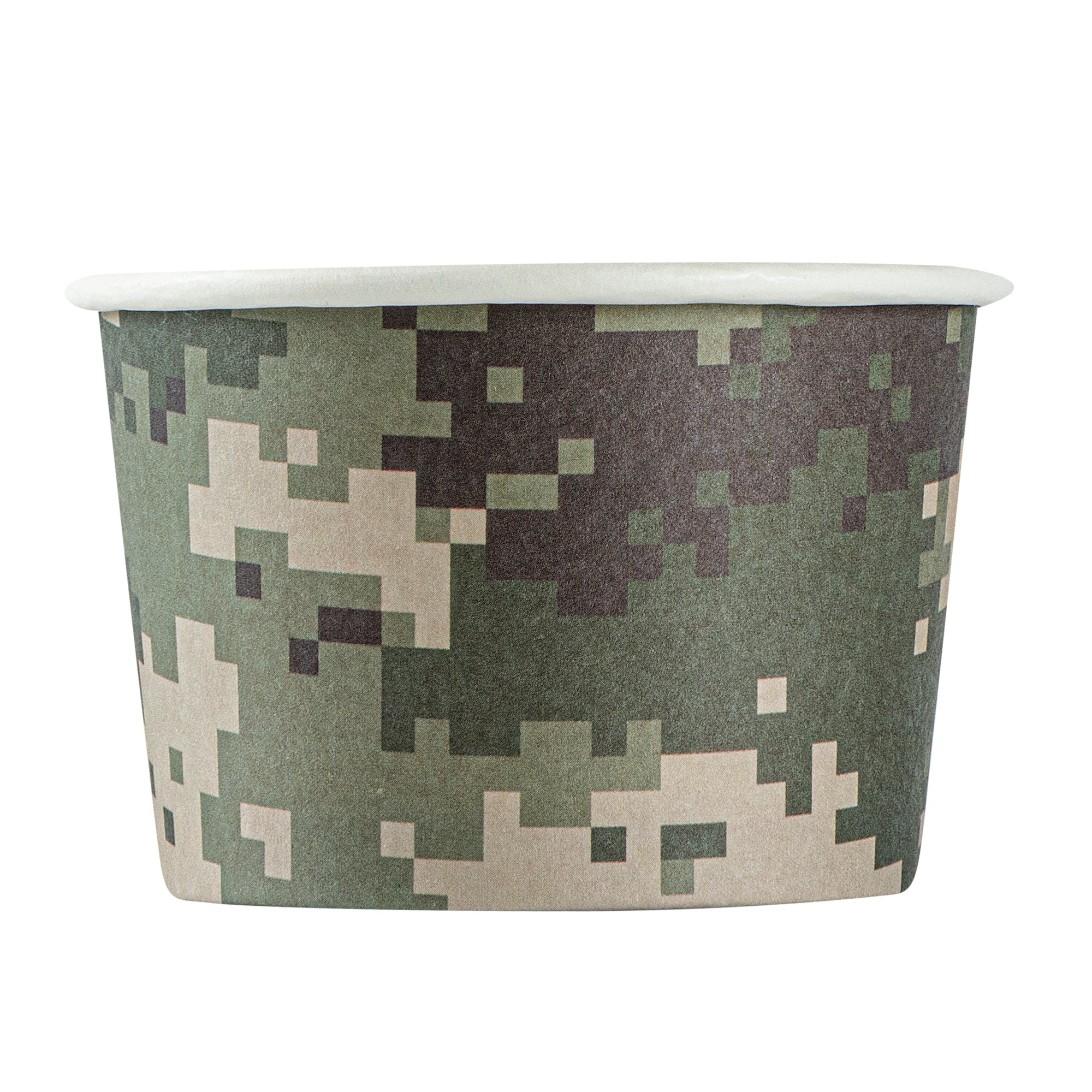 Coppetta 4 oz Round Camouflage Paper To Go Cup - 3" x 3" x 2 1/2" - 200 count box