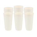 Restpresso 20 oz White Paper Coffee Cup - Double Wall - 3 1/2" x 3 1/2" x 6 1/4" - 250 count box