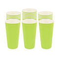 Restpresso 20 oz Eco Green Paper Coffee Cup - Ripple Wall - 3 1/2" x 3 1/2" x 6 1/4" - 250 count box