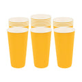 Restpresso 20 oz Yellow Paper Coffee Cup - Ripple Wall - 3 1/2" x 3 1/2" x 6 1/4" - 250 count box