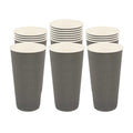 Restpresso 20 oz Gray Paper Coffee Cup - Ripple Wall - 3 1/2" x 3 1/2" x 6 1/4" - 250 count box