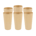 Restpresso 20 oz Kraft Paper Coffee Cup - Ripple Wall - 3 1/2" x 3 1/2" x 6 1/4" - 10 count box