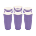Restpresso 20 oz Royal Purple Paper Coffee Cup - Ripple Wall - 3 1/2" x 3 1/2" x 6 1/4" - 10 count box