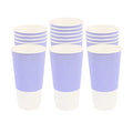 Restpresso 20 oz Light Purple Paper Coffee Cup - Ripple Wall - 3 1/2" x 3 1/2" x 6 1/4" - 250 count box