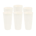 Restpresso 20 oz White Paper Coffee Cup - Ripple Wall - 3 1/2" x 3 1/2" x 6 1/4" - 250 count box