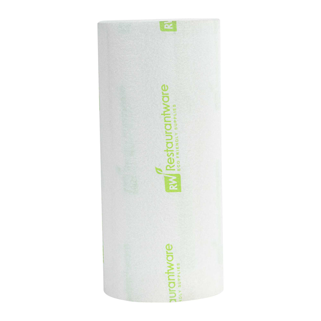 RW Clean White Bamboo Washable Paper Towel Roll - 11" x 11" - 50 Sheets x 10 Rolls