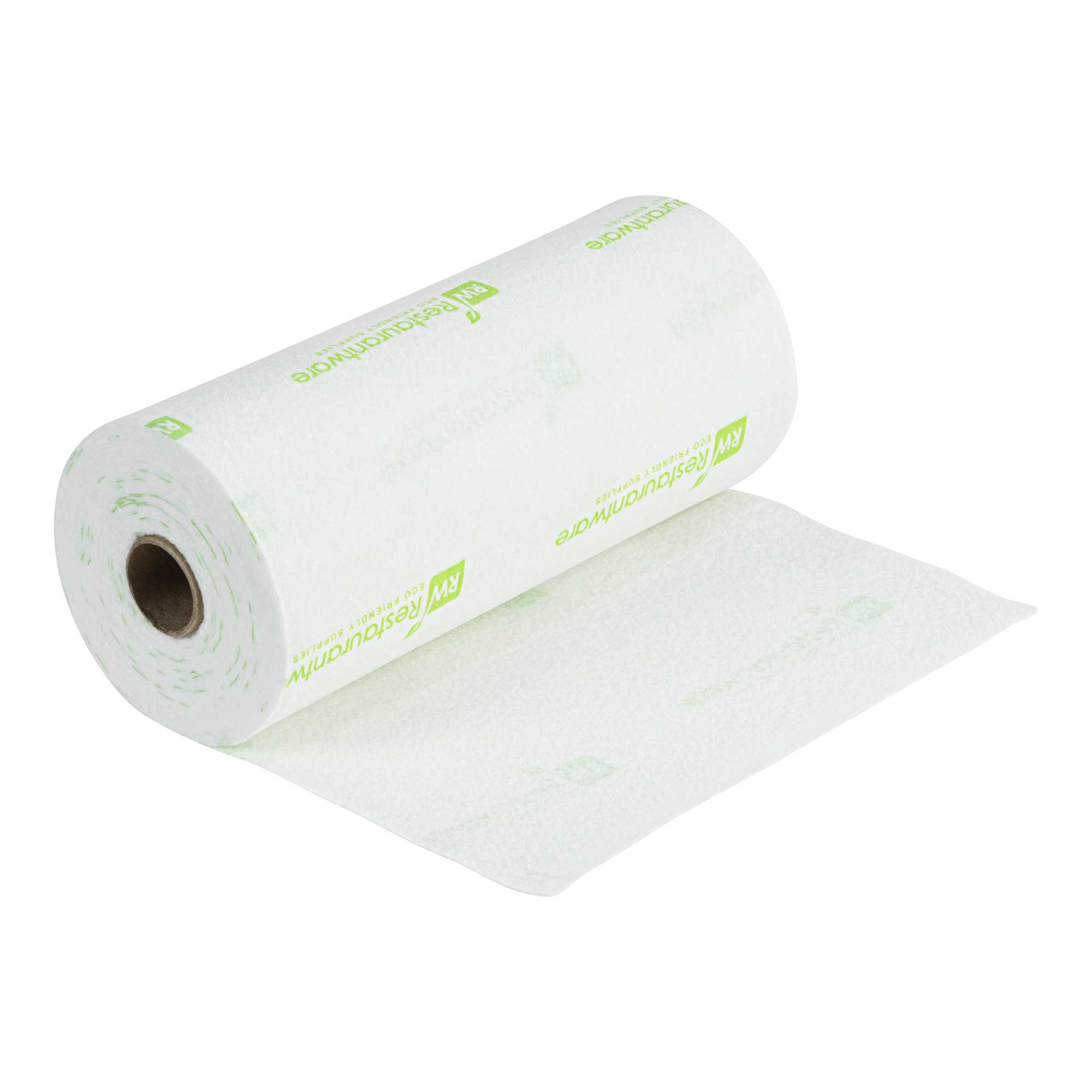 RW Clean White Bamboo Washable Paper Towel Roll - 11" x 11" - 50 Sheets x 10 Rolls