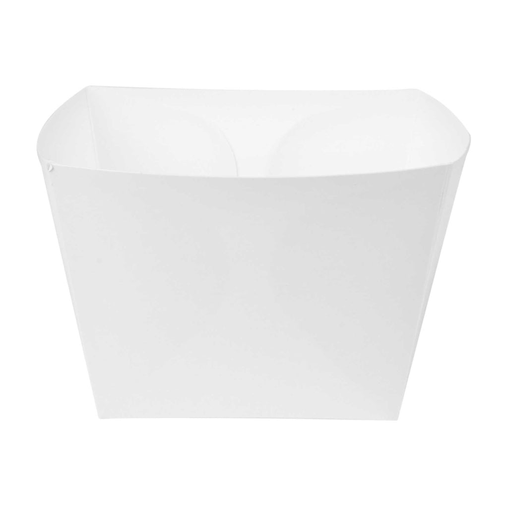 Bio Tek Square White Paper Snack Box - 5 1/4" x 5 1/4" x 3 1/4" - 200 count box
