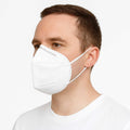 Clean Tek Professional White KN95 Respirator Face Mask - 5-Layer Filtration, Adjustable Nose Clip - 6" x 4 1/4" - 10 count box