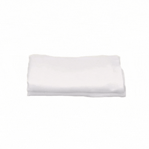 Table Tek White Spandex Banquet Chair Cover - Universal, Stretch - 10 count box