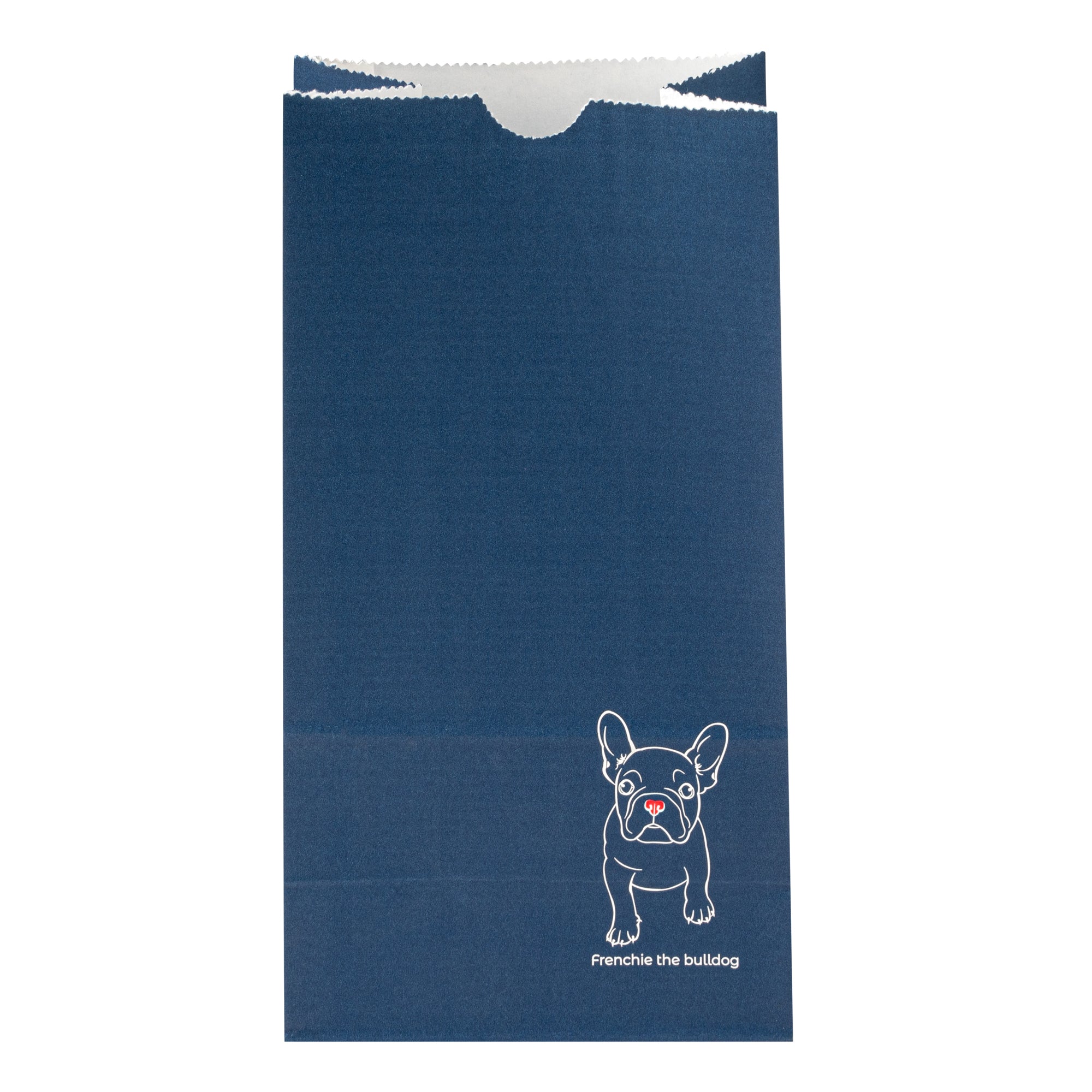 Bag Tek Frenchie Paper Bag - 4 lb - 5" x 3 1/4" x 9 1/2" - 100 count box