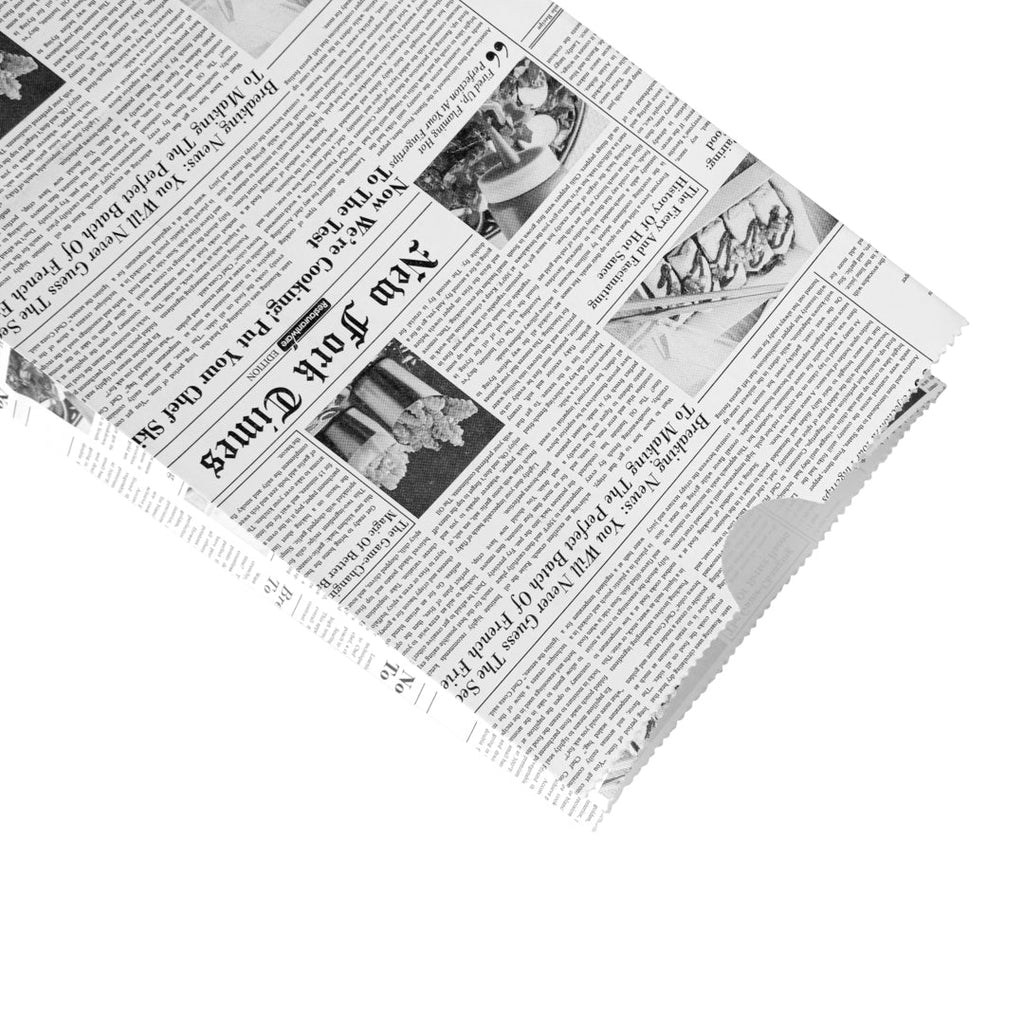 Bag Tek Newsprint Paper Bag - 4 lb - 5" x 3 1/4" x 9 1/2" - 100 count box