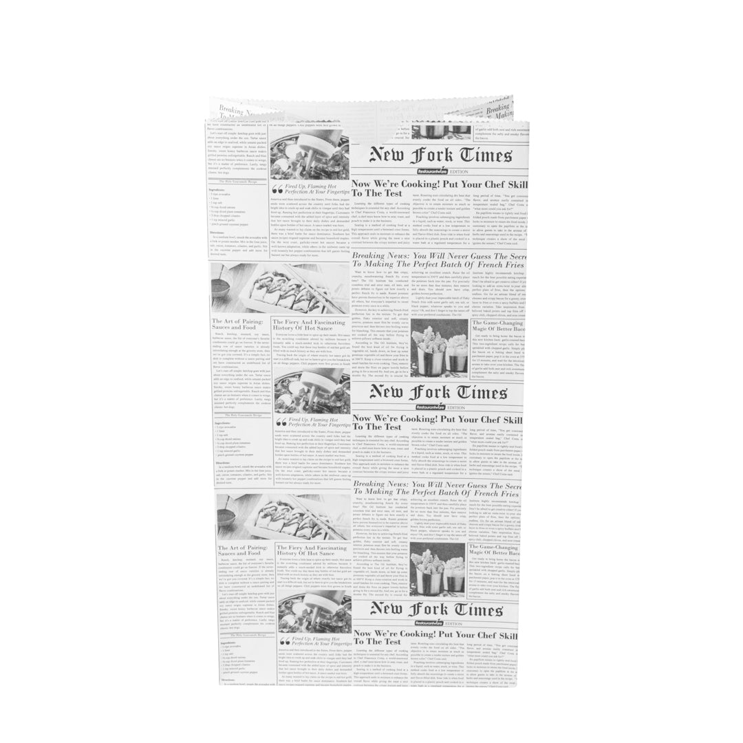 Bag Tek Newsprint Paper Bag - 6 lb - 6" x 3 1/2" x 10 3/4" - 100 count box