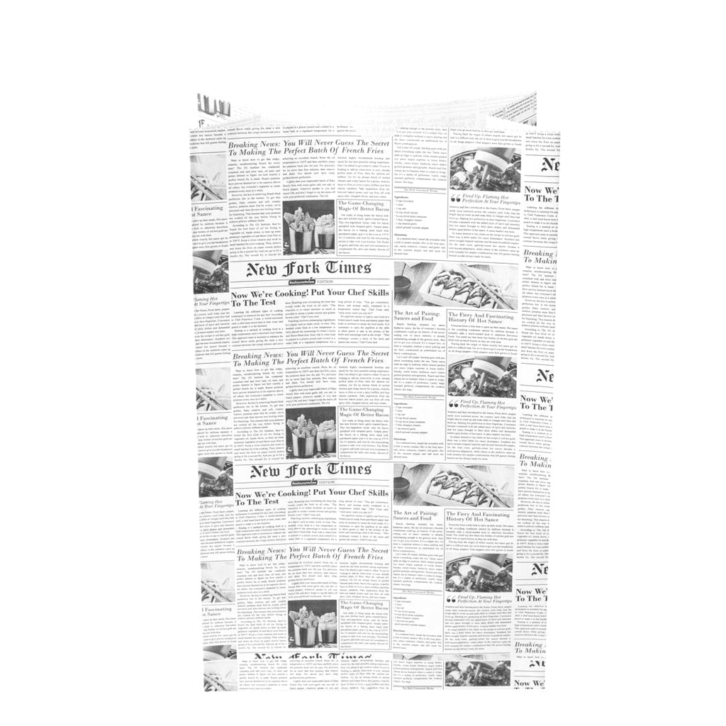 Bag Tek Newsprint Paper Bag - 12 lb - 7" x 4 1/4" x 12 1/2" - 100 count box