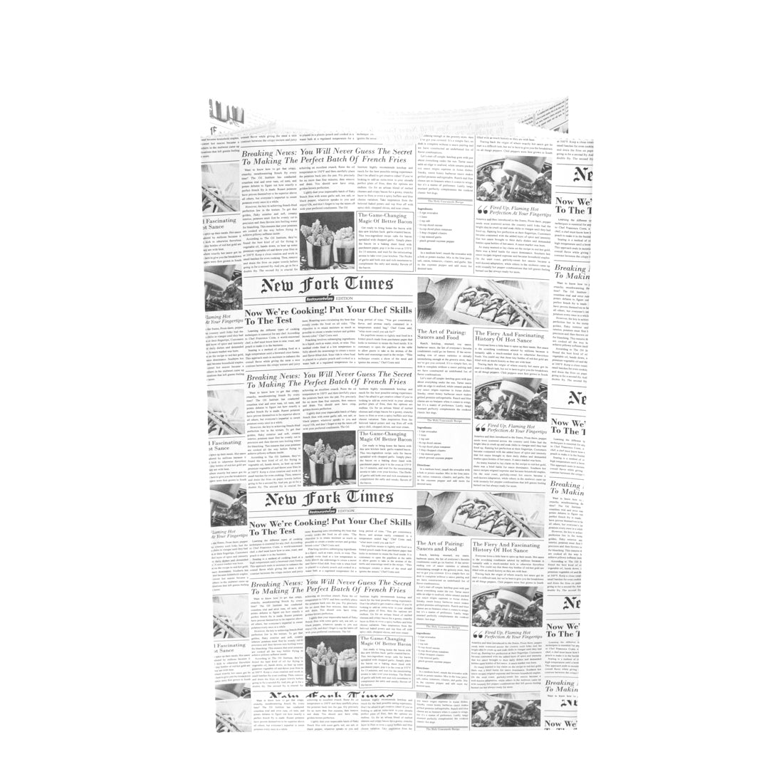 Bag Tek Newsprint Paper Bag - 12 lb - 7" x 4 1/4" x 12 1/2" - 100 count box