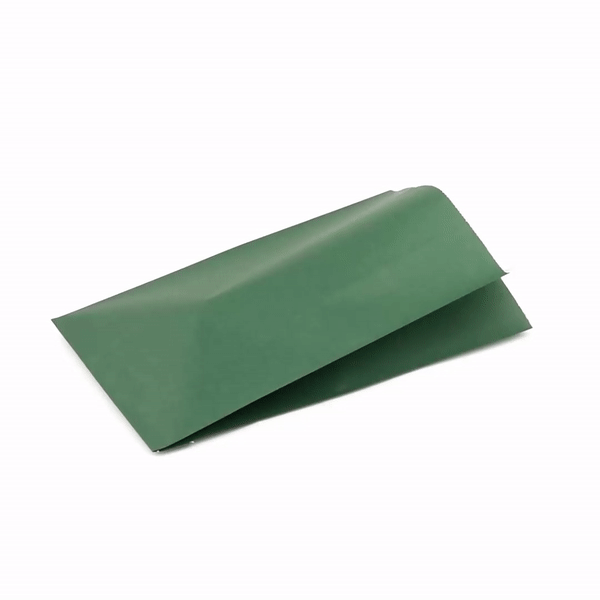 Bag Tek Forest Green Paper French Fry / Snack Bag - 5" x 3" x 8 3/4" - 100 count box