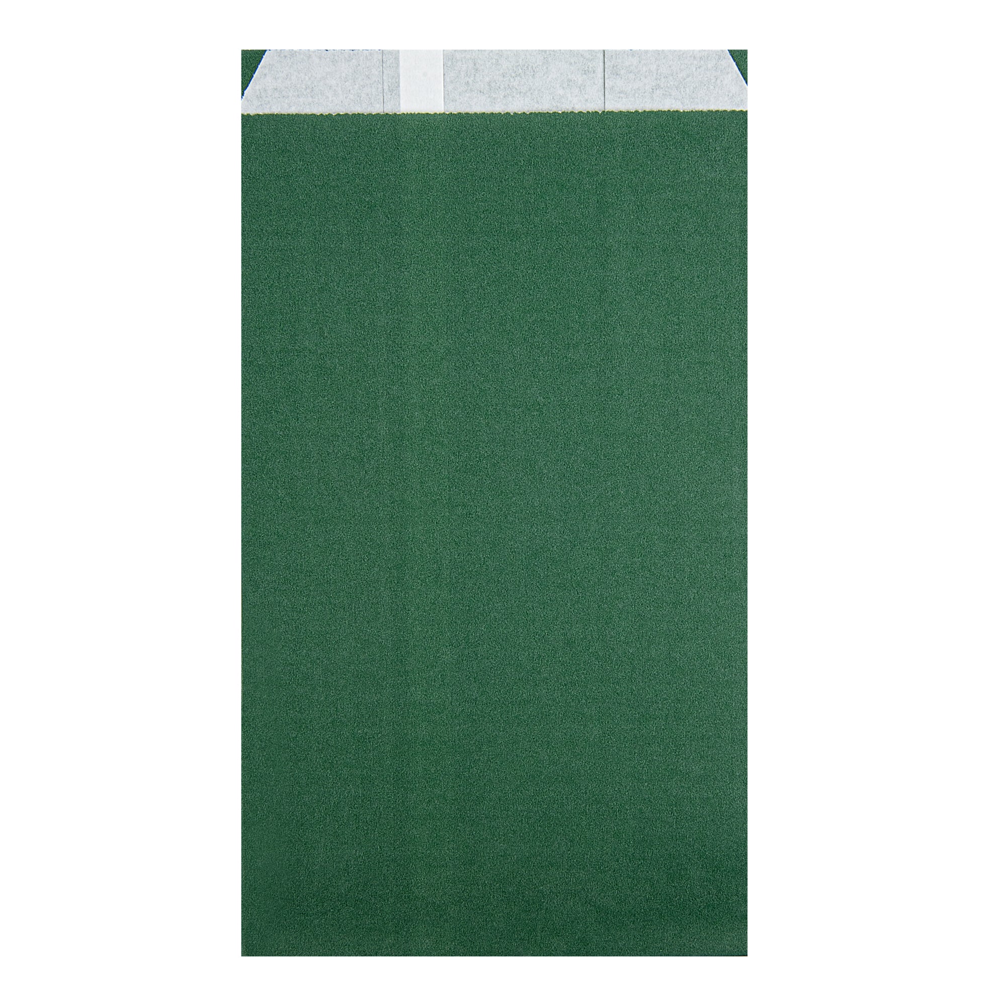 Bag Tek Forest Green Paper French Fry / Snack Bag - 5" x 3" x 8 3/4" - 100 count box