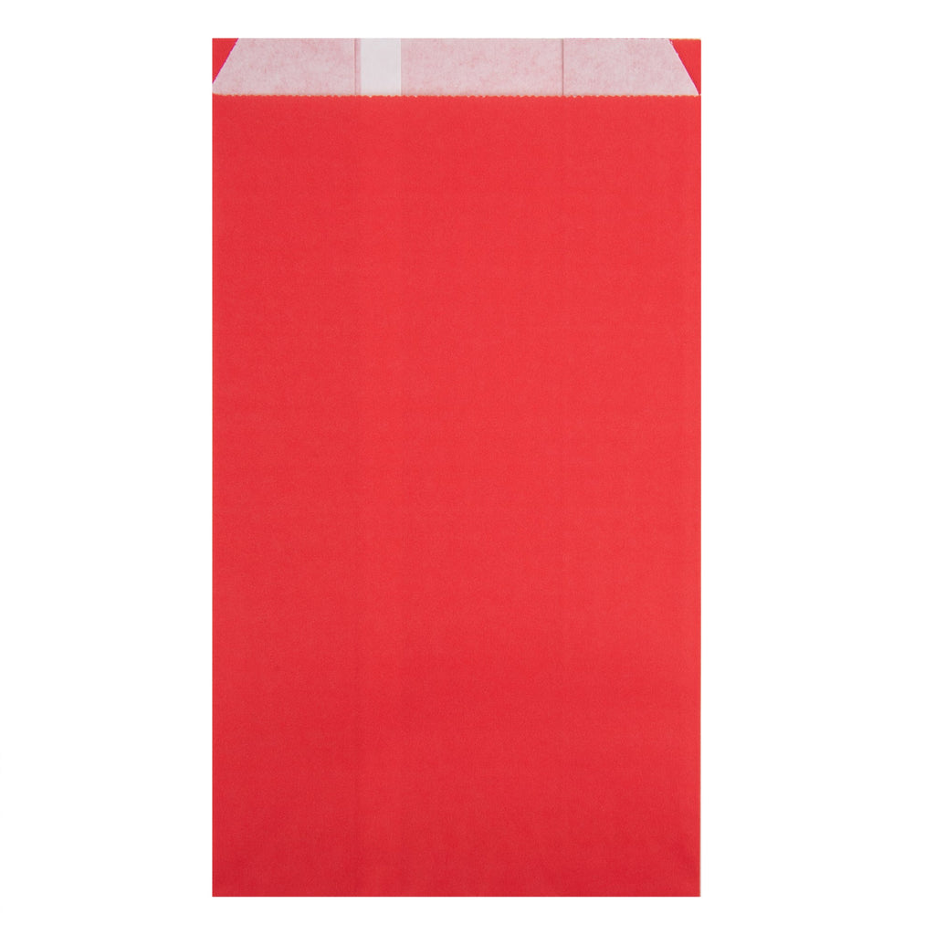 Bag Tek Red Paper French Fry / Snack Bag - 5" x 3" x 8 3/4" - 100 count box