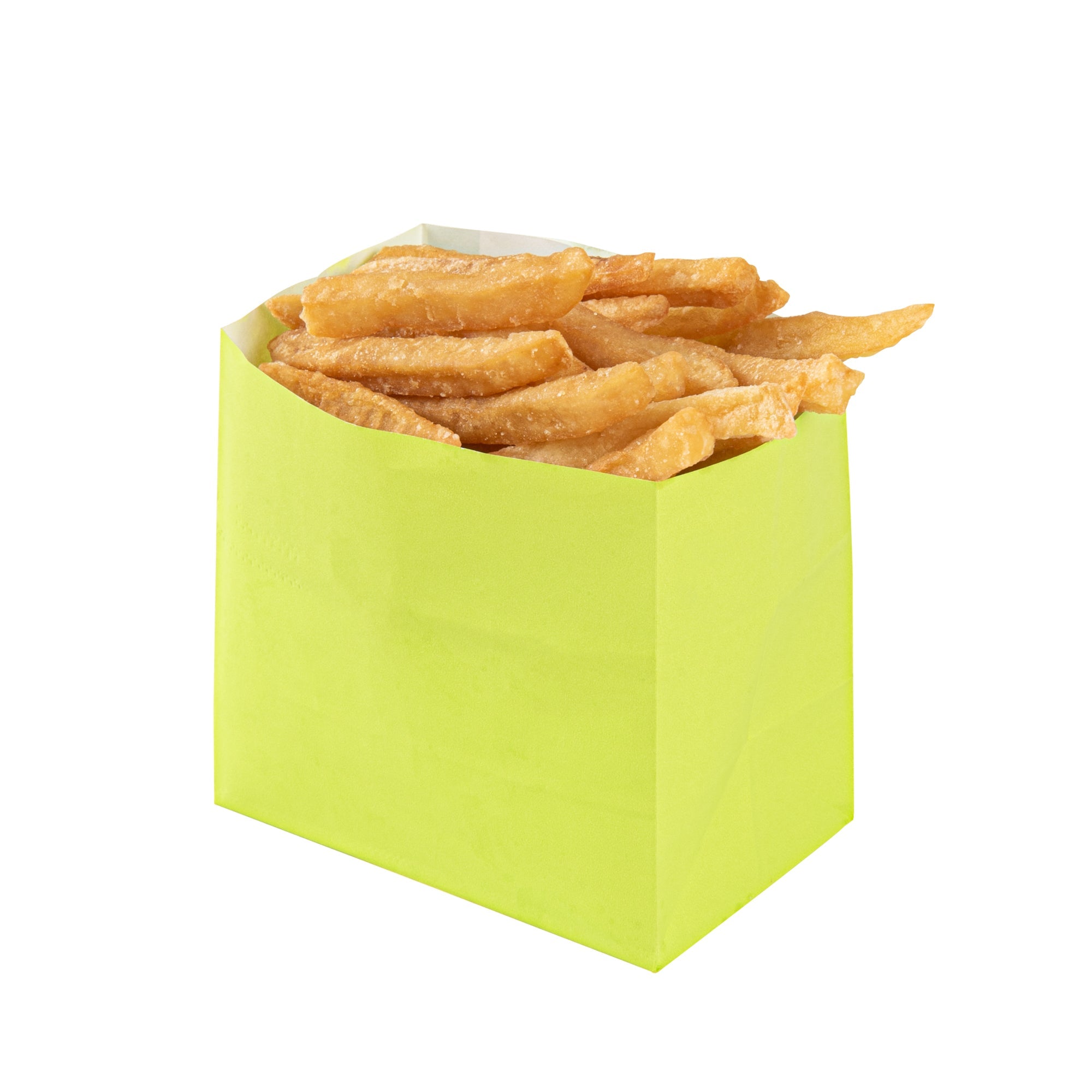Bag Tek Eco Green Paper Small Snack Bag - 3 3/4" x 2 1/4" x 3 3/4" - 100 count box