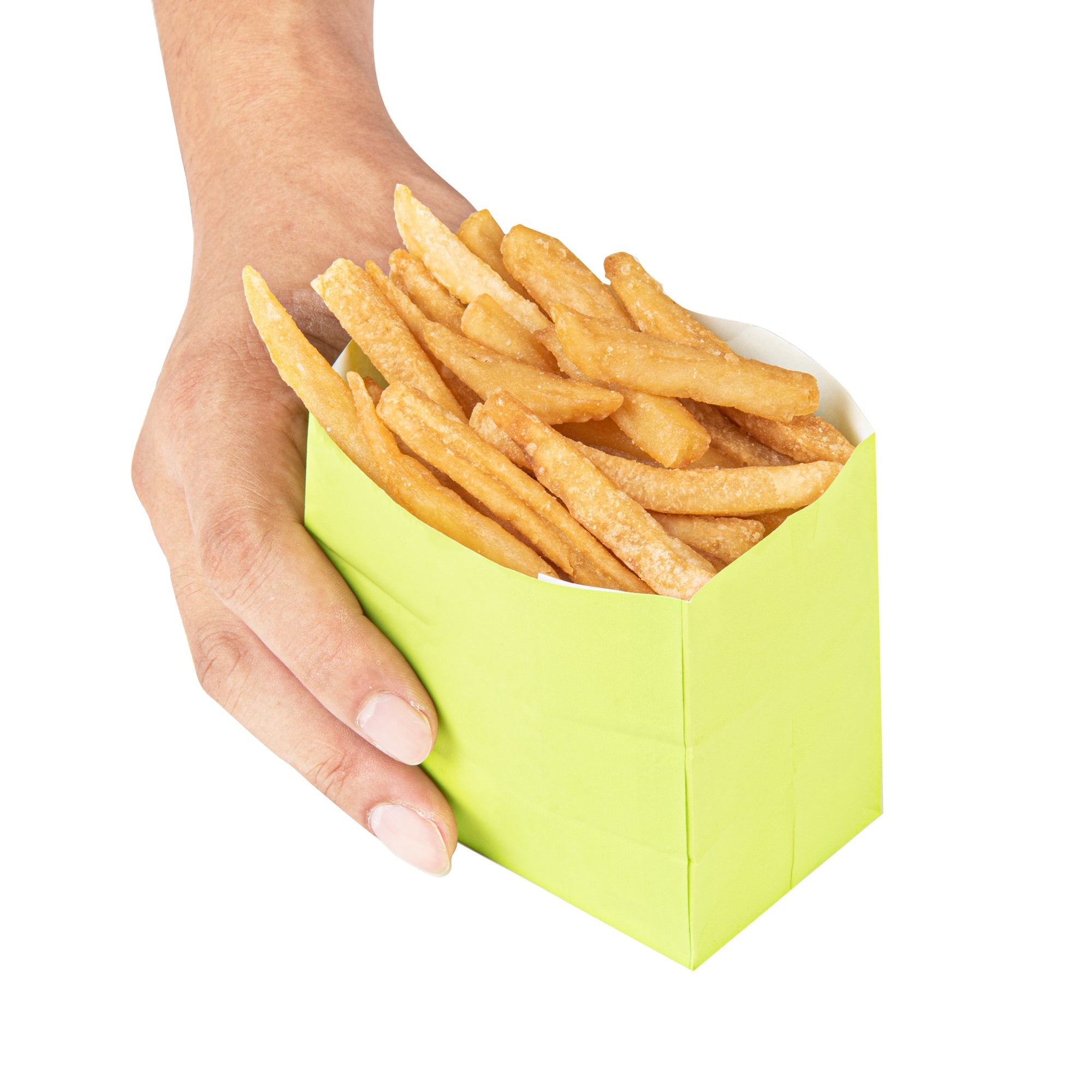 Bag Tek Eco Green Paper Small Snack Bag - 3 3/4" x 2 1/4" x 3 3/4" - 100 count box