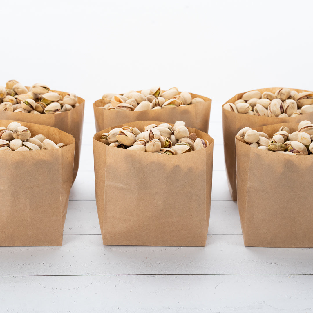 Bag Tek Kraft Paper Small Snack Bag - 4" x 2 1/4" x 3 3/4" - 100 count box