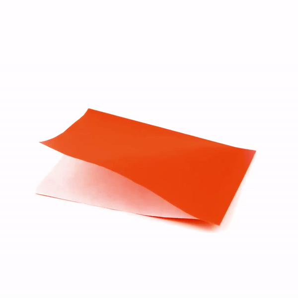 Bag Tek Tangerine Orange Paper Small Double Open Bag - Greaseproof - 6 1/4" x 4 3/4" - 100 count box