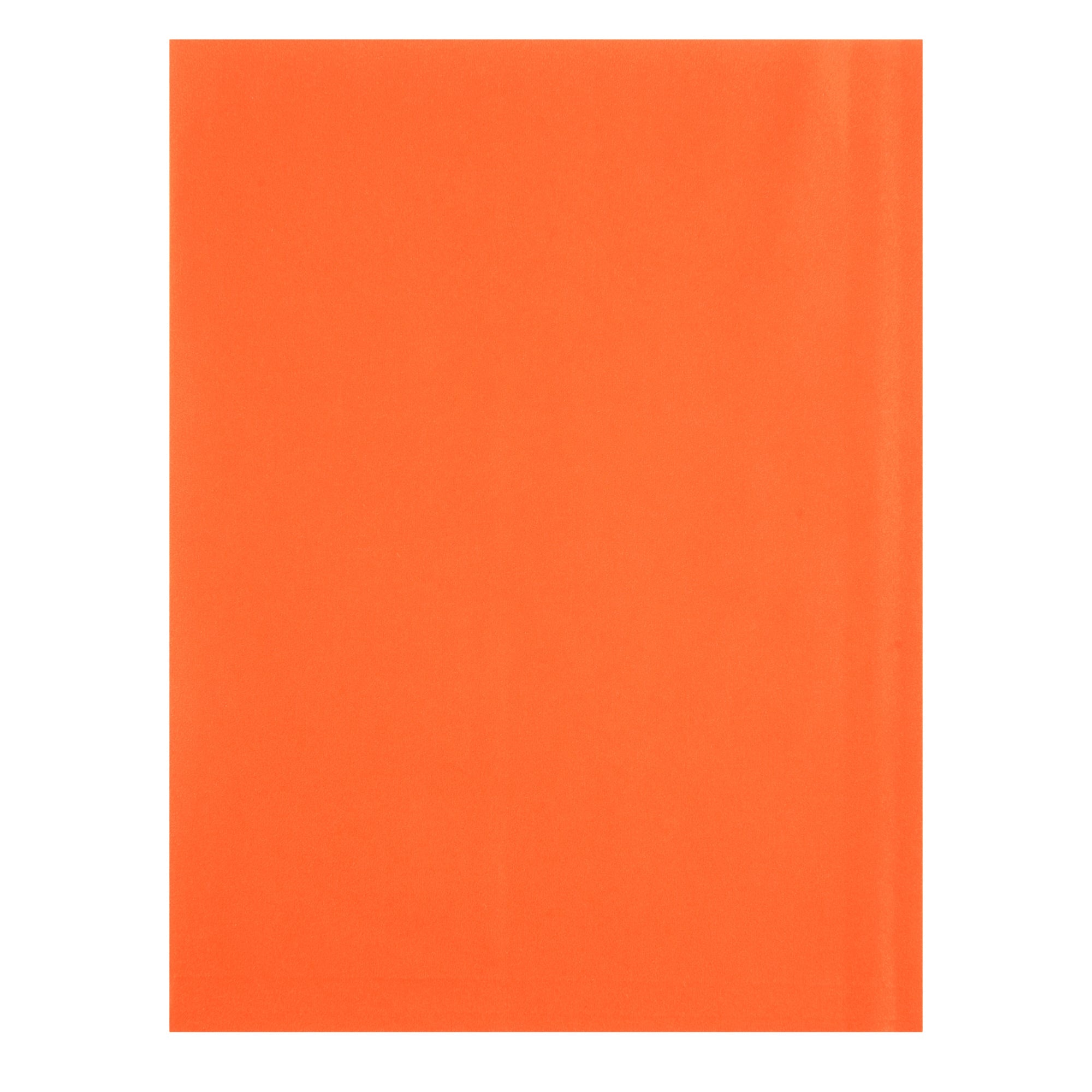 Bag Tek Tangerine Orange Paper Small Double Open Bag - Greaseproof - 6 1/4" x 4 3/4" - 100 count box