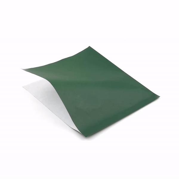 Bag Tek Forest Green Paper Large Double Open Bag - Greaseproof - 10" x 9" - 100 count box
