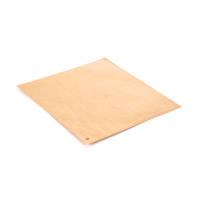 Bag Tek Kraft Paper Large Double Open Bag - Greaseproof - 10" x 9" - 100 count box