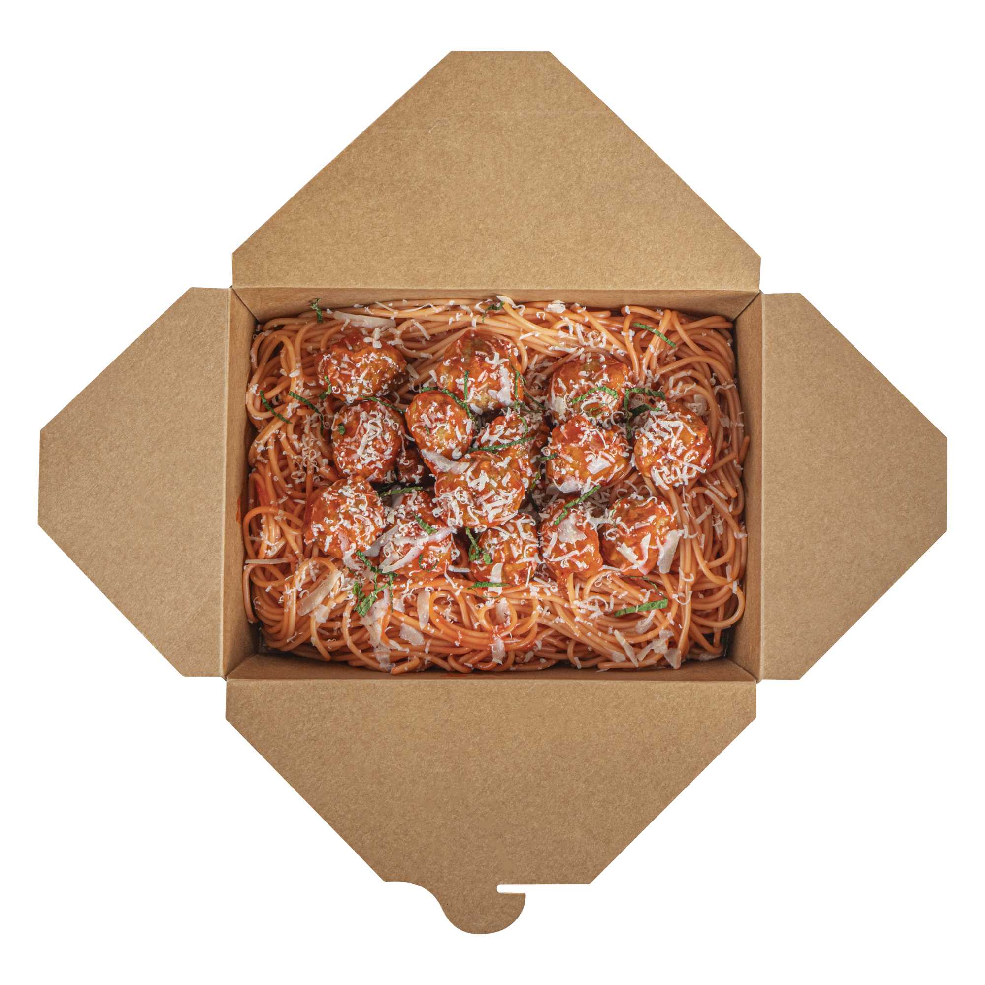 Bio Tek 71 oz Rectangle Kraft Paper Microwavable #3 Bio Box Take Out Container - 8 1/2" x 6 1/4" x 2 1/2" - 50 count box