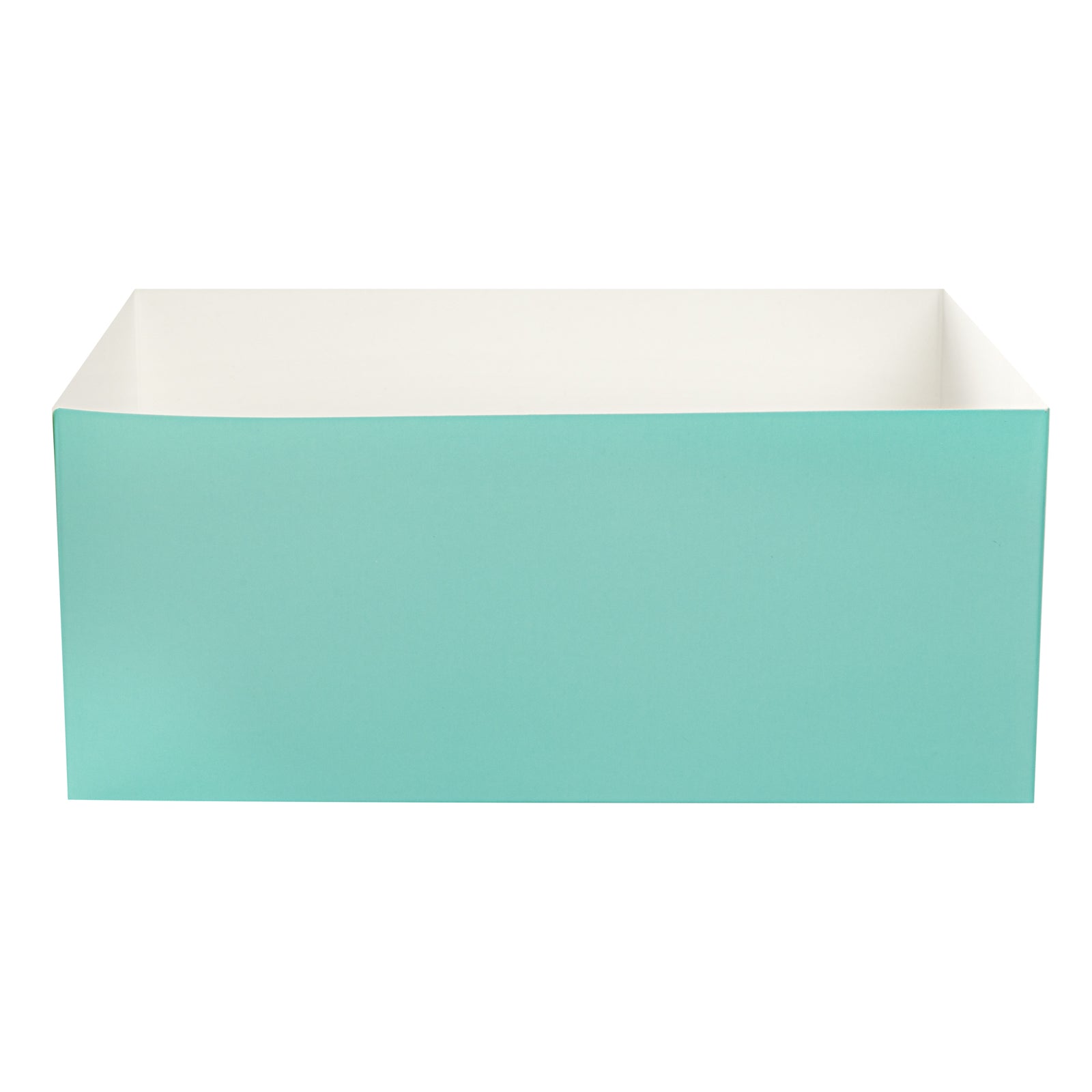Bio Tek Rectangle Turquoise Paper Sandwich / Burger Open Tray - 8 1/2" x 6" x 3 1/2" - 100 count box